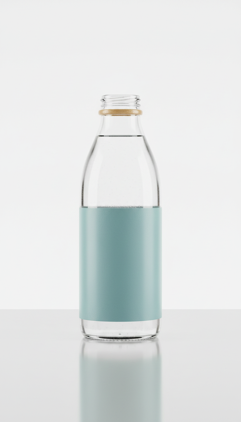 Young Coconut Water in Glass